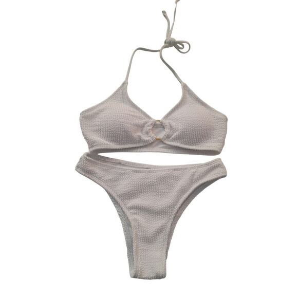 Unbranded Other - Women's White Bikini Swimsuit Two Piece Bikini Set Size S